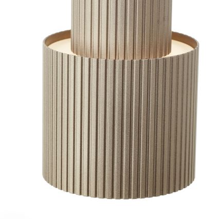 Brilliant - Ljuskrona med textilsladd CADIZ 1xGU10/10W/230V diameter 12,5 cm brons