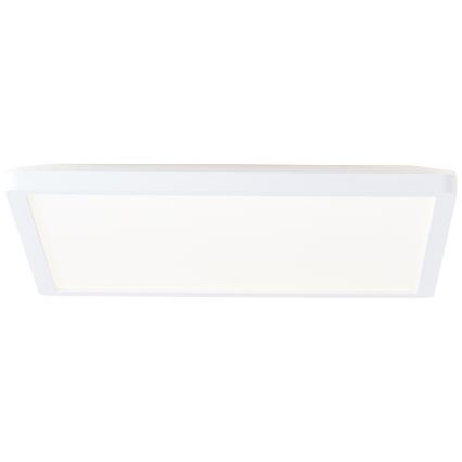 Brilliant - MILTON LED-taklampa 18W/230V 29,3x29,3 cm vit