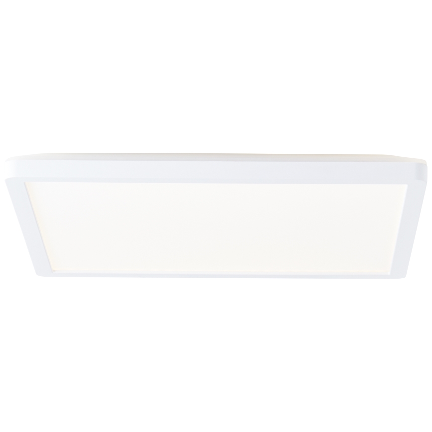 Brilliant - MILTON LED-taklampa 18W/230V 29,3x29,3 cm vit
