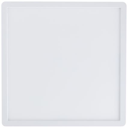 Brilliant - MILTON LED-taklampa 18W/230V 29,3x29,3 cm vit