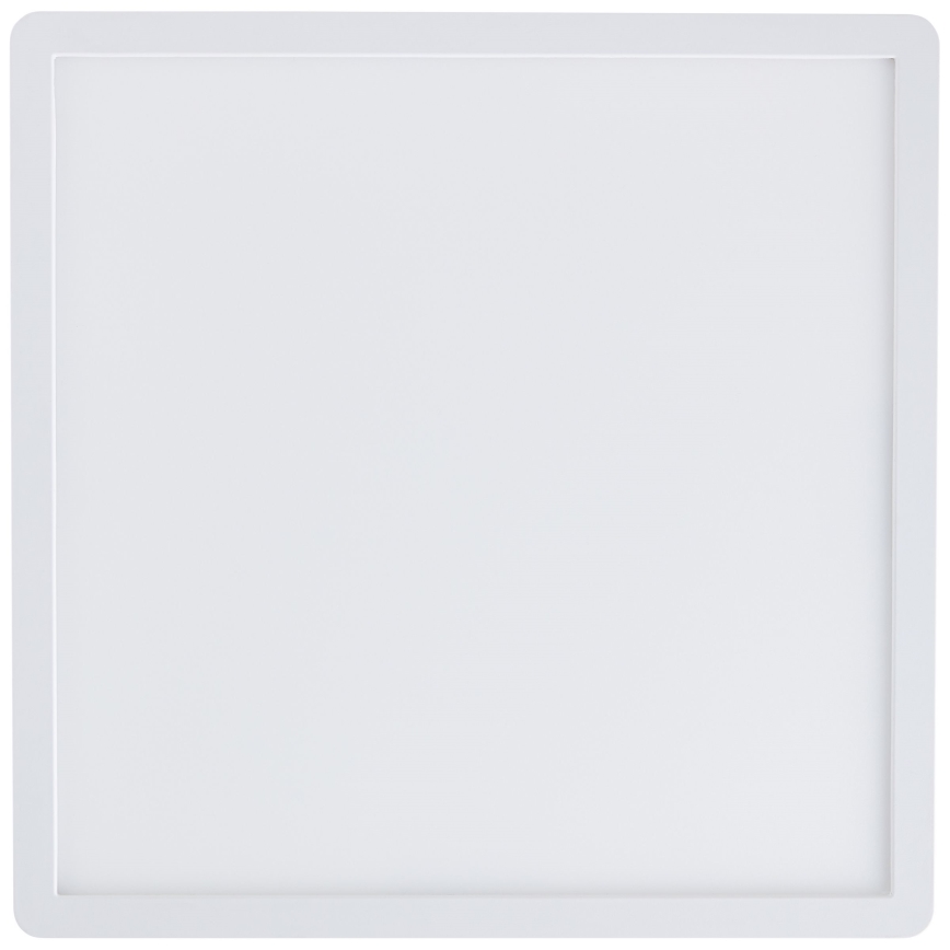 Brilliant - MILTON LED-taklampa 18W/230V 29,3x29,3 cm vit