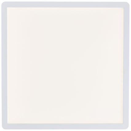 Brilliant - MILTON LED-taklampa 18W/230V 29,3x29,3 cm vit