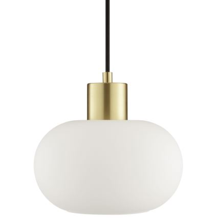 Brilliant - Pendellampa med kabel FANNY 1xE27/20W/230V Ø 22 cm mässing