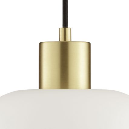 Brilliant - Pendellampa med kabel FANNY 1xE27/20W/230V Ø 22 cm mässing