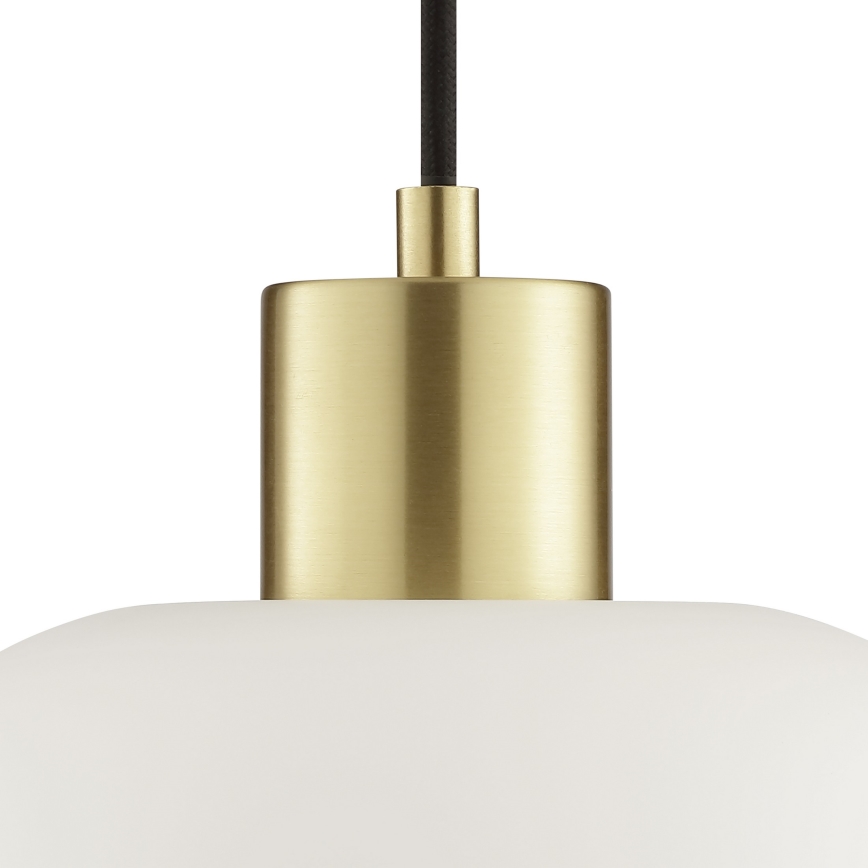 Brilliant - Pendellampa med kabel FANNY 1xE27/20W/230V Ø 22 cm mässing