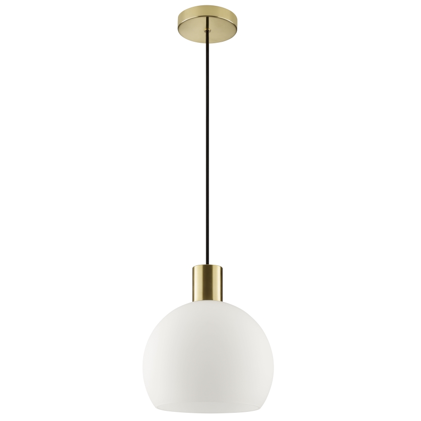 Brilliant - Pendellampa med vajer CONY 1xE27/20W/230V Ø 25 cm mässing