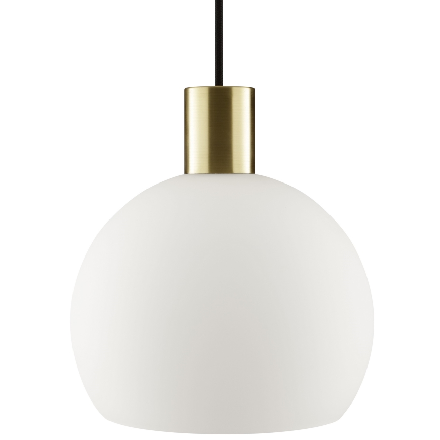 Brilliant - Pendellampa med vajer CONY 1xE27/20W/230V Ø 25 cm mässing
