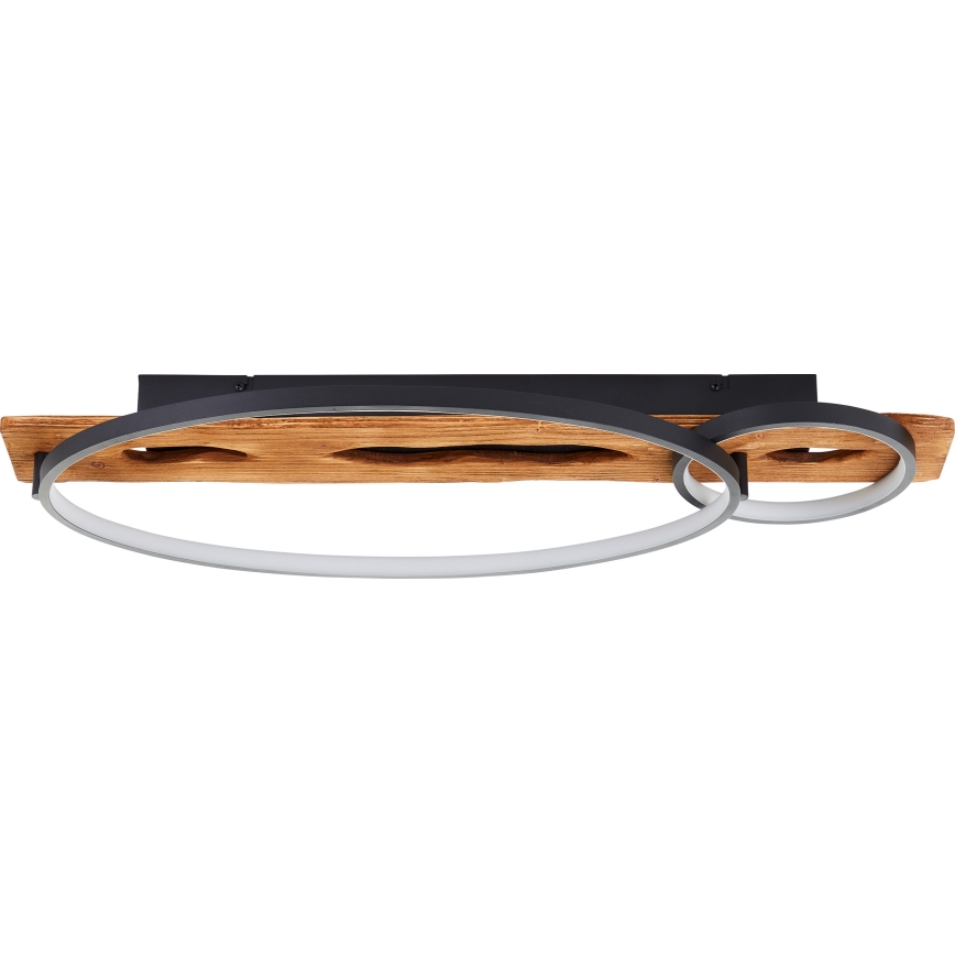 Brilliant - Dimmbar LED-taklampa PIRUS LED/30W/230V 30x70 cm gummiträ