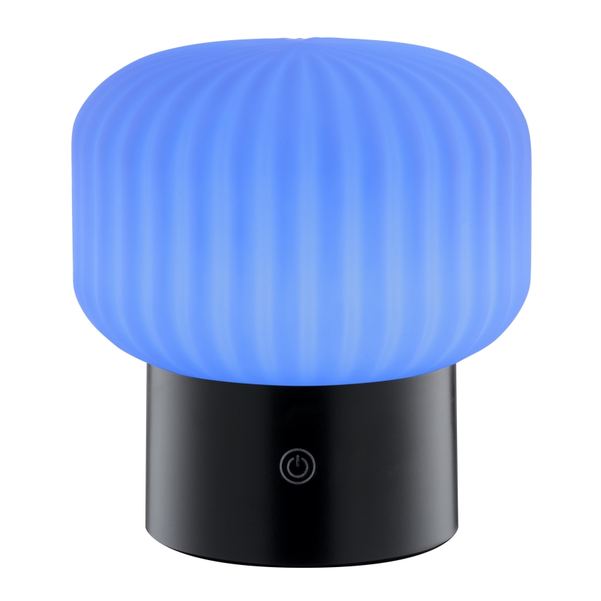 Brilliant - LED RGBW dimbar, uppladdningsbar, beröringsstyrd utomhusbordslampa SARASTRO LED/3W/5V 2700K 1800 mAh IP44 vit