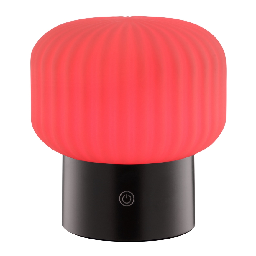 Brilliant - LED RGBW dimbar, uppladdningsbar, beröringsstyrd utomhusbordslampa SARASTRO LED/3W/5V 2700K 1800 mAh IP44 vit