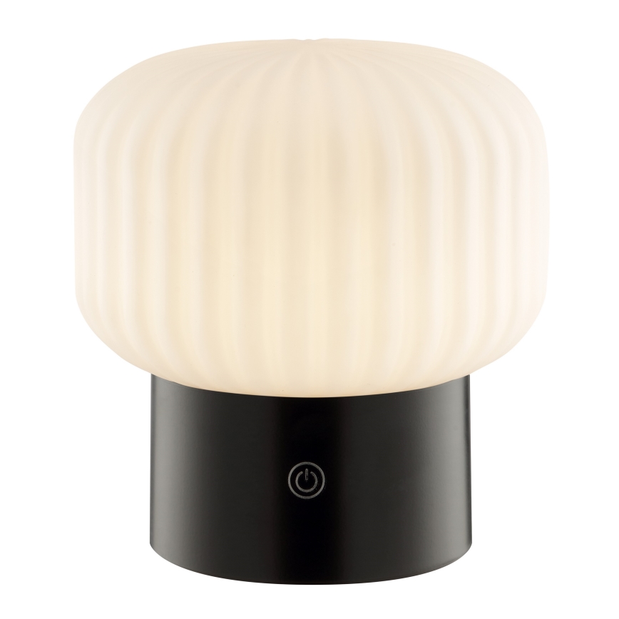 Brilliant - LED RGBW dimbar, uppladdningsbar, beröringsstyrd utomhusbordslampa SARASTRO LED/3W/5V 2700K 1800 mAh IP44 vit