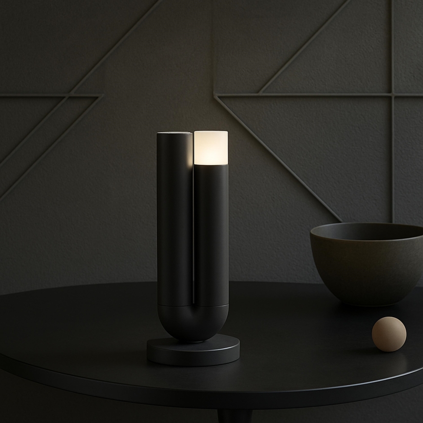 Brilliant - LED-dimmbar uppladdningsbar beröringsstyrd bordslampa för utomhusbruk SAYU LED/2,5W/5V 2700K 2600 mAh IP44 svart