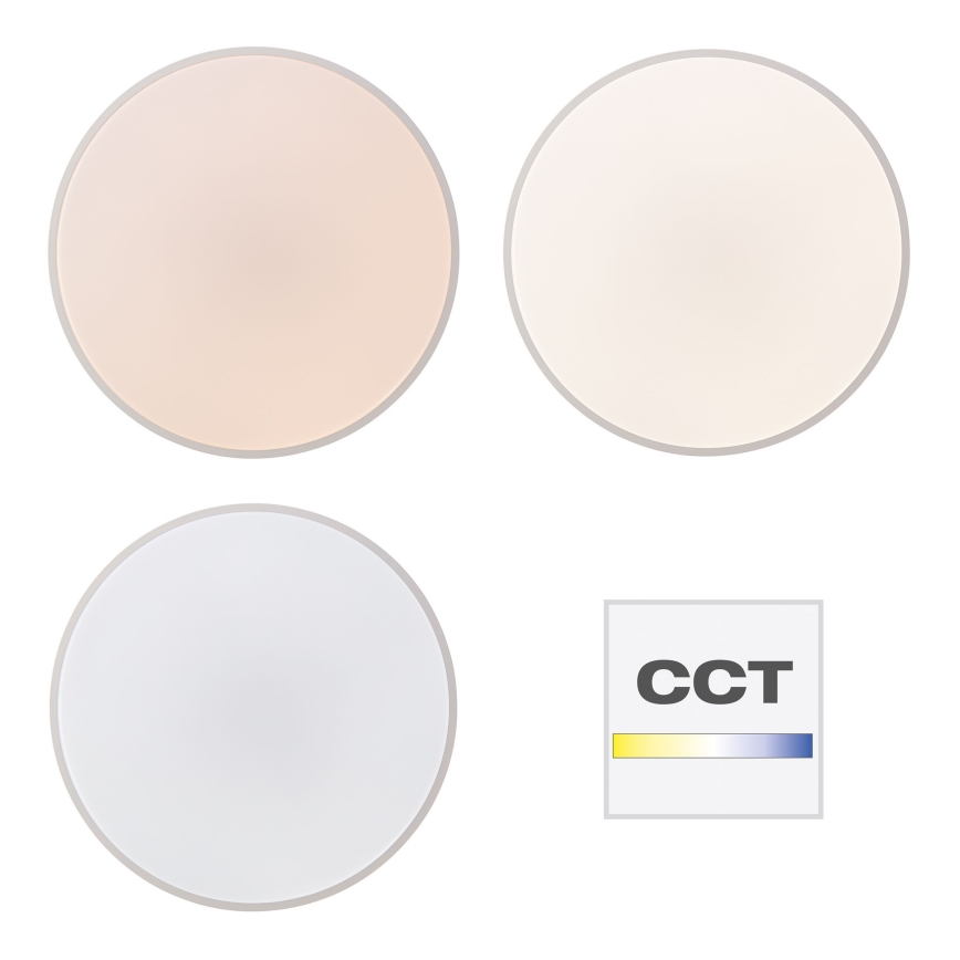 Brilliant - Dimbar LED-taklampa SLIMLINE LED/60W/230V 3000-6500K diam. 49 cm vit + fjärrkontroll