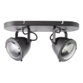Brilliant - Spotbelysning CARMEN 2x GU10/5W/230V svart