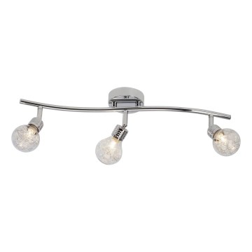 Brilliant - Spotlampa BULB 3xG9/28W/230V polerad krom