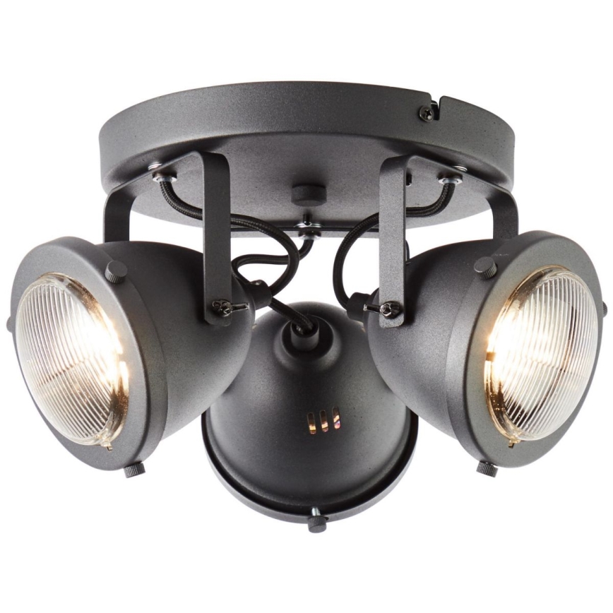 Brilliant - Spotlampa CARMEN 3xGU10/5W/230V svart