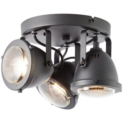 Brilliant - Spotlampa CARMEN 3xGU10/5W/230V svart