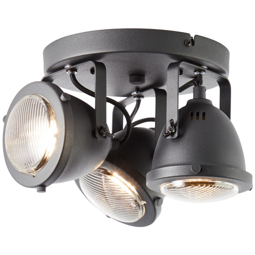 Brilliant - Spotlampa CARMEN 3xGU10/5W/230V svart