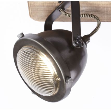 Brilliant - Spotlampa CARMEN WOOD 4xGU10/5W/230V eukalyptus