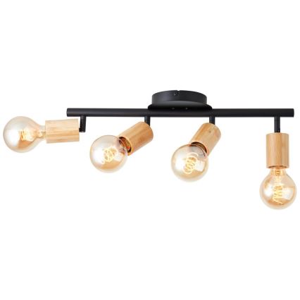 Brilliant - Spotlight TIFFANY 4xE27/28W/230V Bambu