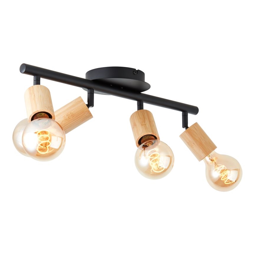 Brilliant - Spotlight TIFFANY 4xE27/28W/230V Bambu