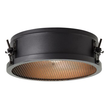 Brilliant - Taklampa ZOIS 1xE27/28W/230V Ø 30 cm svart