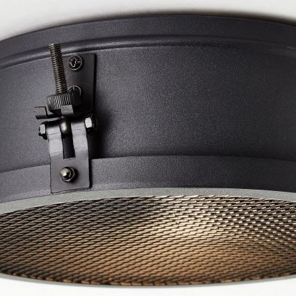 Brilliant - Taklampa ZOIS 1xE27/28W/230V Ø 30 cm svart