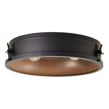 Brilliant - Taklampa ZOIS 2xE27/28W/230V Ø 42 cm svart