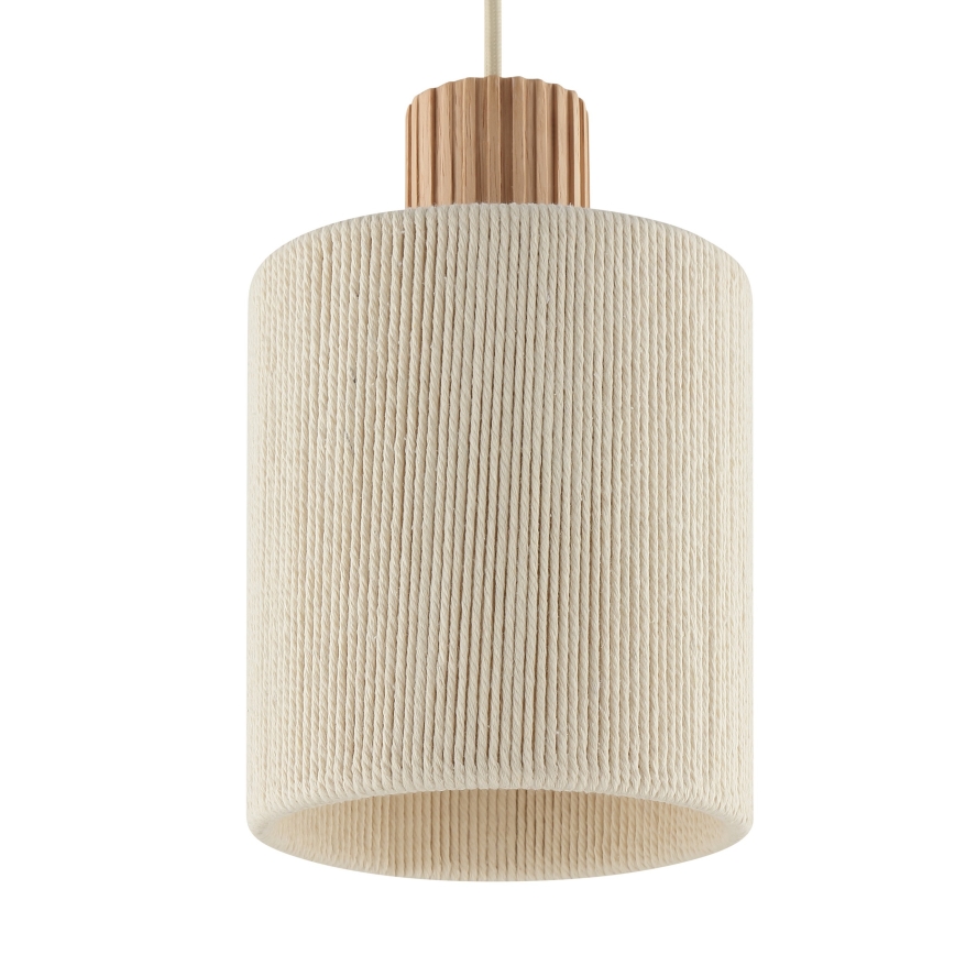 Brilliant - Takpendel med kabel ARLO 3xE27/20W/230V Ø 40 cm krämfärgad