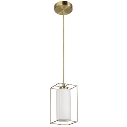Brilliant - Takpendel på vajer DOLLY 1xE27/20W/230V guldfinish