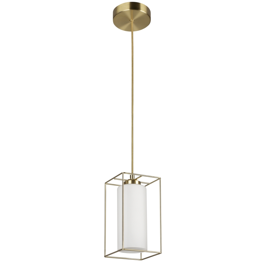 Brilliant - Takpendel på vajer DOLLY 1xE27/20W/230V guldfinish