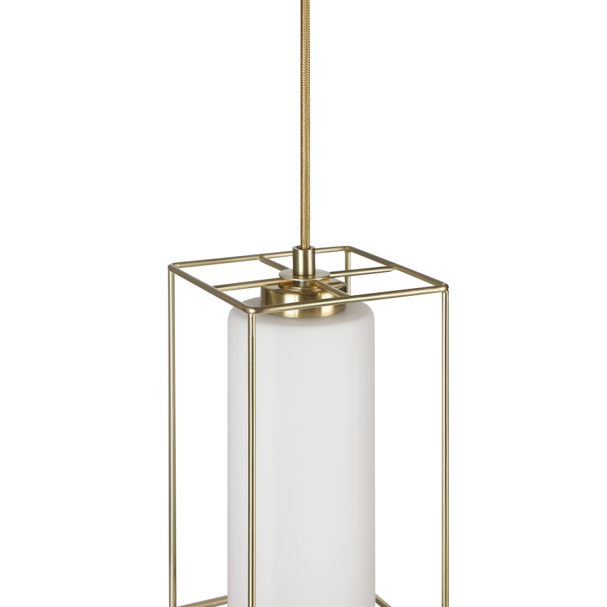 Brilliant - Takpendel på vajer DOLLY 1xE27/20W/230V guldfinish