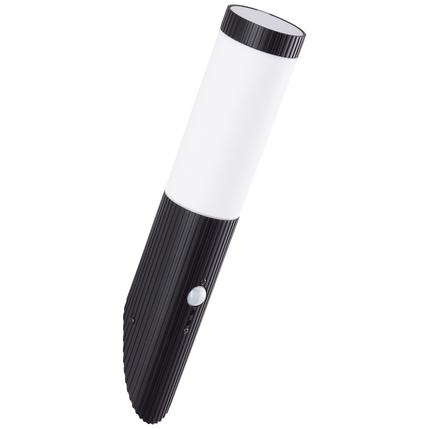 Brilliant - Utomhus vägglampa med sensor KALEO 1xE27/10W/230V IP44 svart