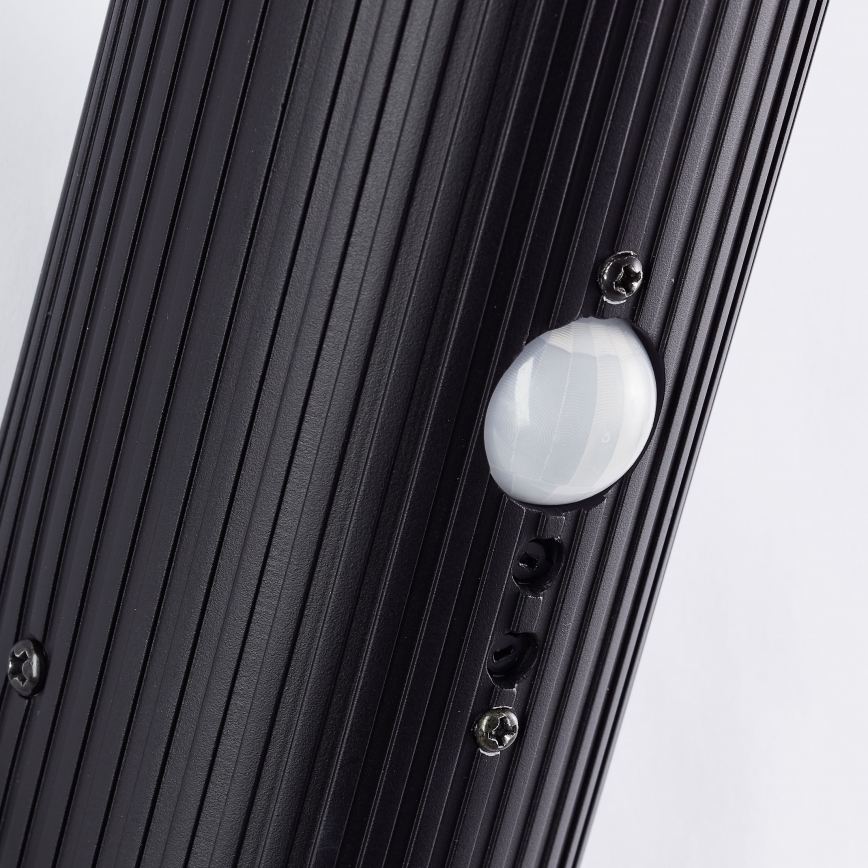 Brilliant - Utomhus vägglampa med sensor KALEO 1xE27/10W/230V IP44 svart