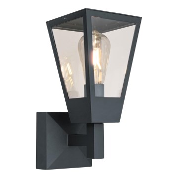 Brilliant - Utomhus vägglampa WESTDLIFF 1xE27/20W/230V IP44 antracit