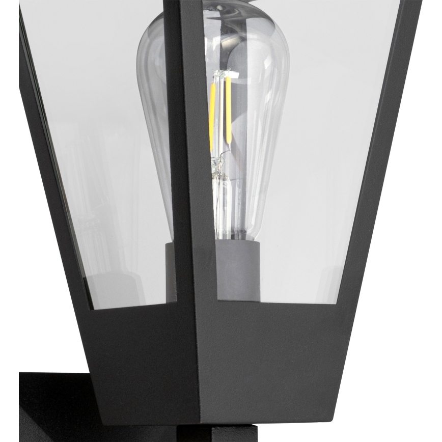 Brilliant - Utomhus vägglampa WESTDLIFF 1xE27/20W/230V IP44 antracit
