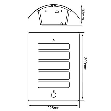 Brilliant - Utomhus vägglampa med rörelse- och skymningssensor TODD 1xE27/60W/230V IP44 antracit