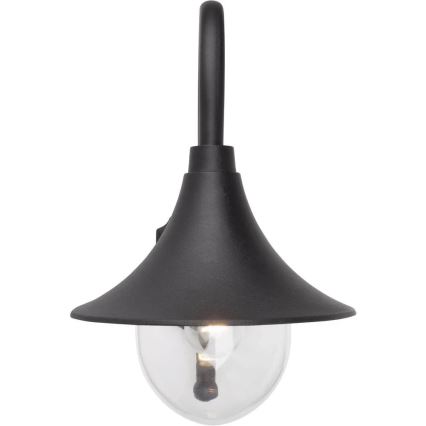 Brilliant - Vägglampa för utomhusbruk BERNA 1xE27/60W/230V IP44 svart