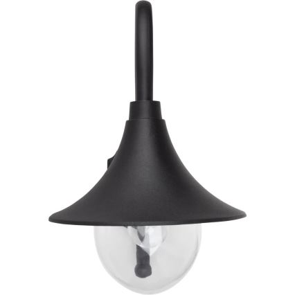 Brilliant - Vägglampa för utomhusbruk BERNA 1xE27/60W/230V IP44 svart