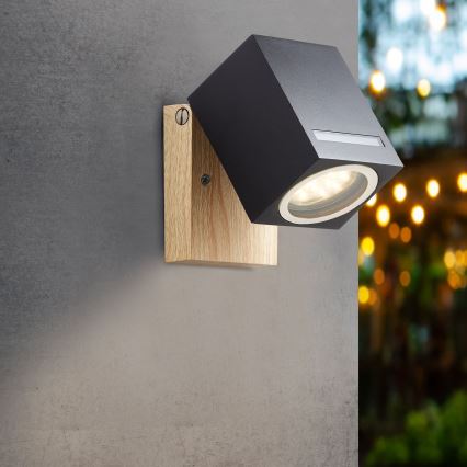 Brilliant - Vägglampa för utomhusbruk GALENI 1xGU10/20W/230V IP44