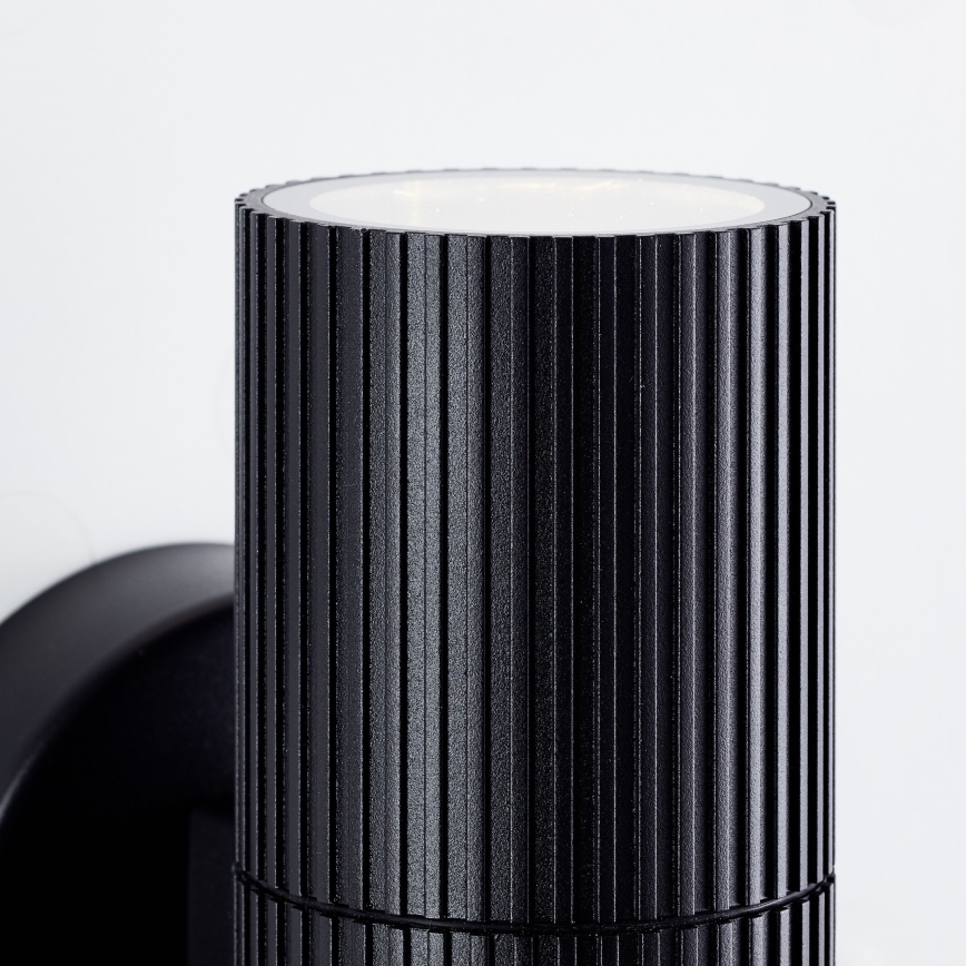 Brilliant - Vägglampa för utomhusbruk KEOLA 2xGU10/10W/230V IP44 svart