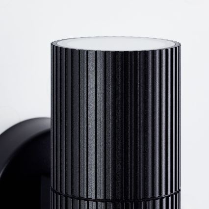 Brilliant - Vägglampa för utomhusbruk KEOLA 2xGU10/10W/230V IP44 svart