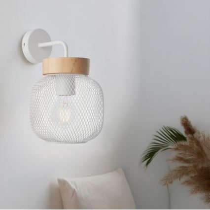 Brilliant - Vägglampa GIADA 1xE27/40W/230V vit