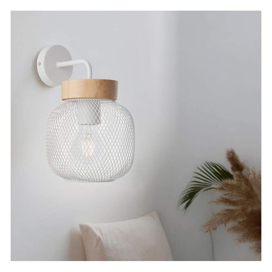 Brilliant - Vägglampa GIADA 1xE27/40W/230V vit