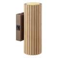 Brilliant - Vägglampa LAKEWOOD 2xGU10/10W/230V brun