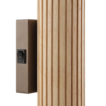 Brilliant - Vägglampa LAKEWOOD 2xGU10/10W/230V brun