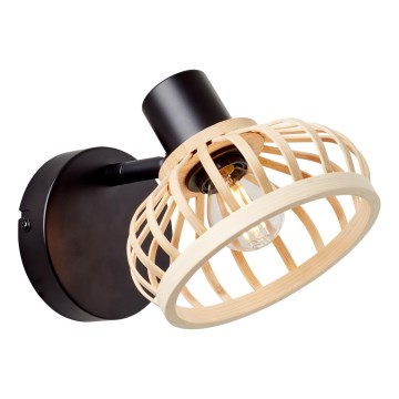 Brilliant - Vägglampa NORAH 1xE14/28W/230V bambu