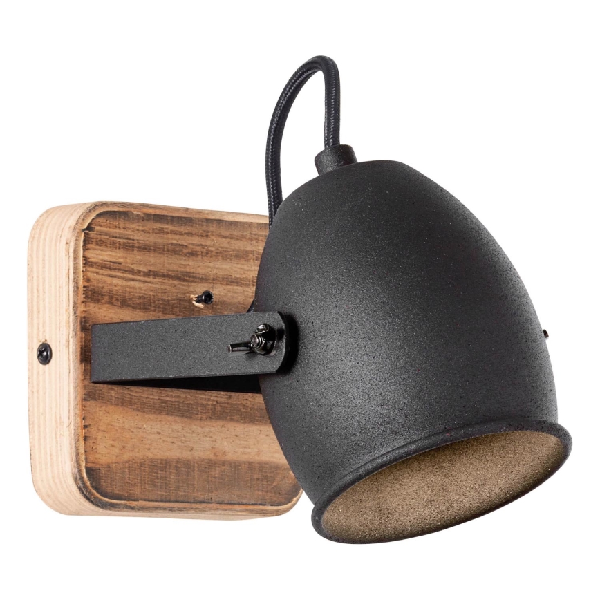 Brilliant - Väggmonterad spotlight CROWTON 1xGU10/6W/230V furu