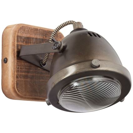 Brilliant - Väggspot CARMEN WOOD 1xGU10/5W/230V eukalyptus