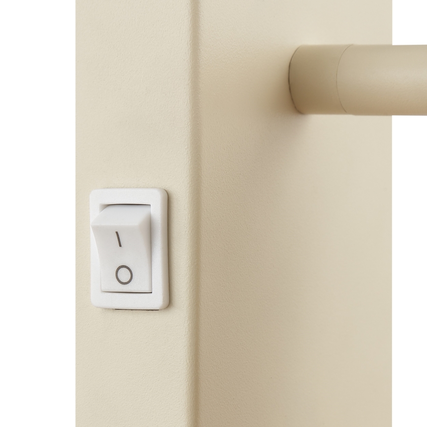 Brilliant - Väggspotlampa ARLO 1xE27/20W/230V krämfärgad